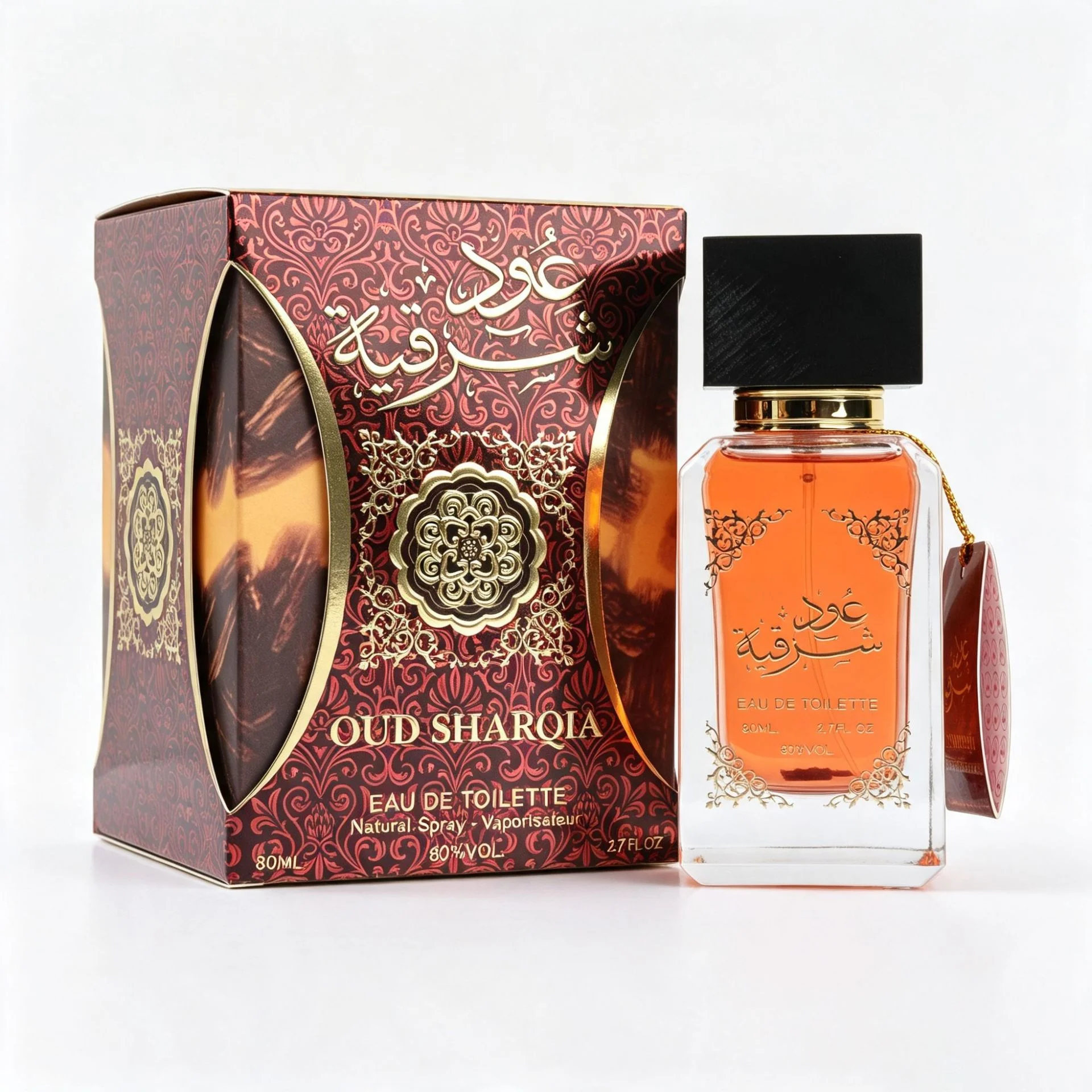 Custom perfume bottle and packaging case 104
